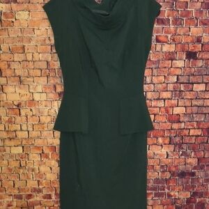 Alberta Ferretti Forest Green Dress